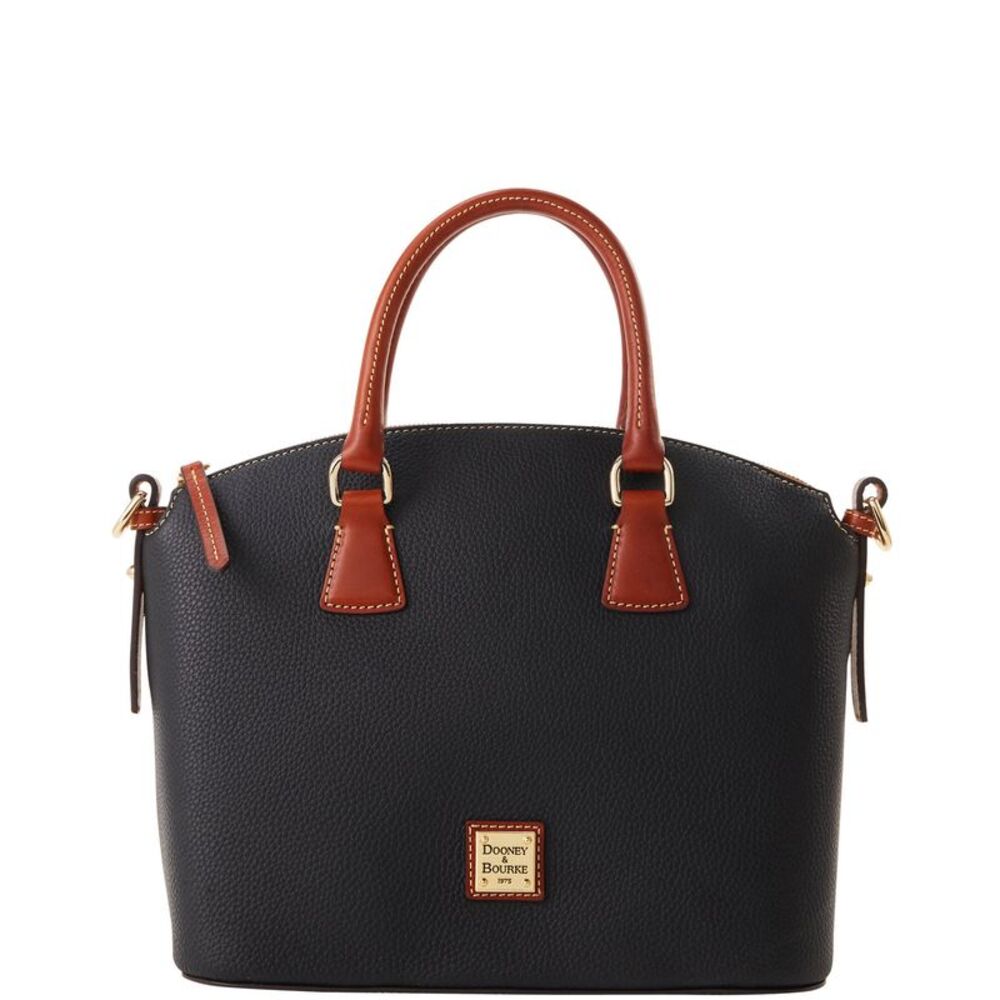 Dooney & Bourke Pebble Grain Domed Satchel Black